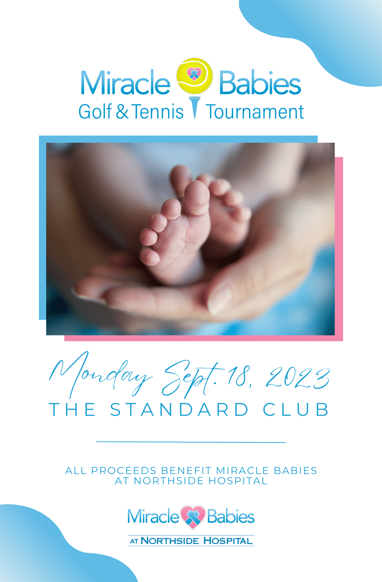 2023 Miracle Babies Golf & Tennis Program Cover